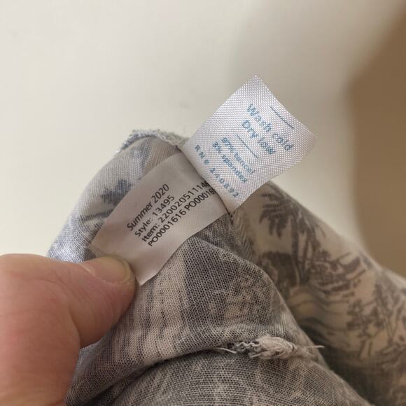 MARINE LAYER Allison Toile Print Pull-On Lightweight Pants Size XL - Picture 6 of 9